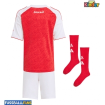 Arsenal Heimtrikotsatz Kinder 2025-26 Kurzarm (+ Kurze Hosen)